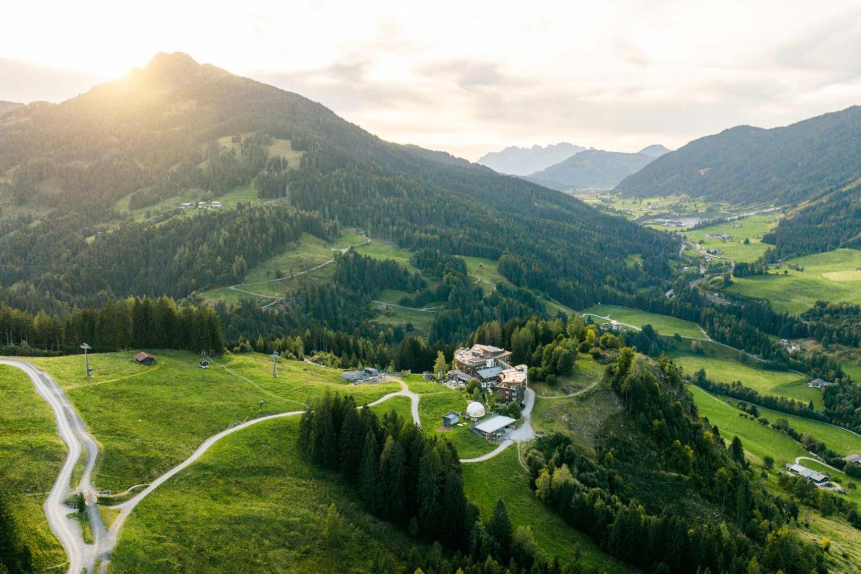 Holzhotel Forsthofalm Leogang Exterior foto