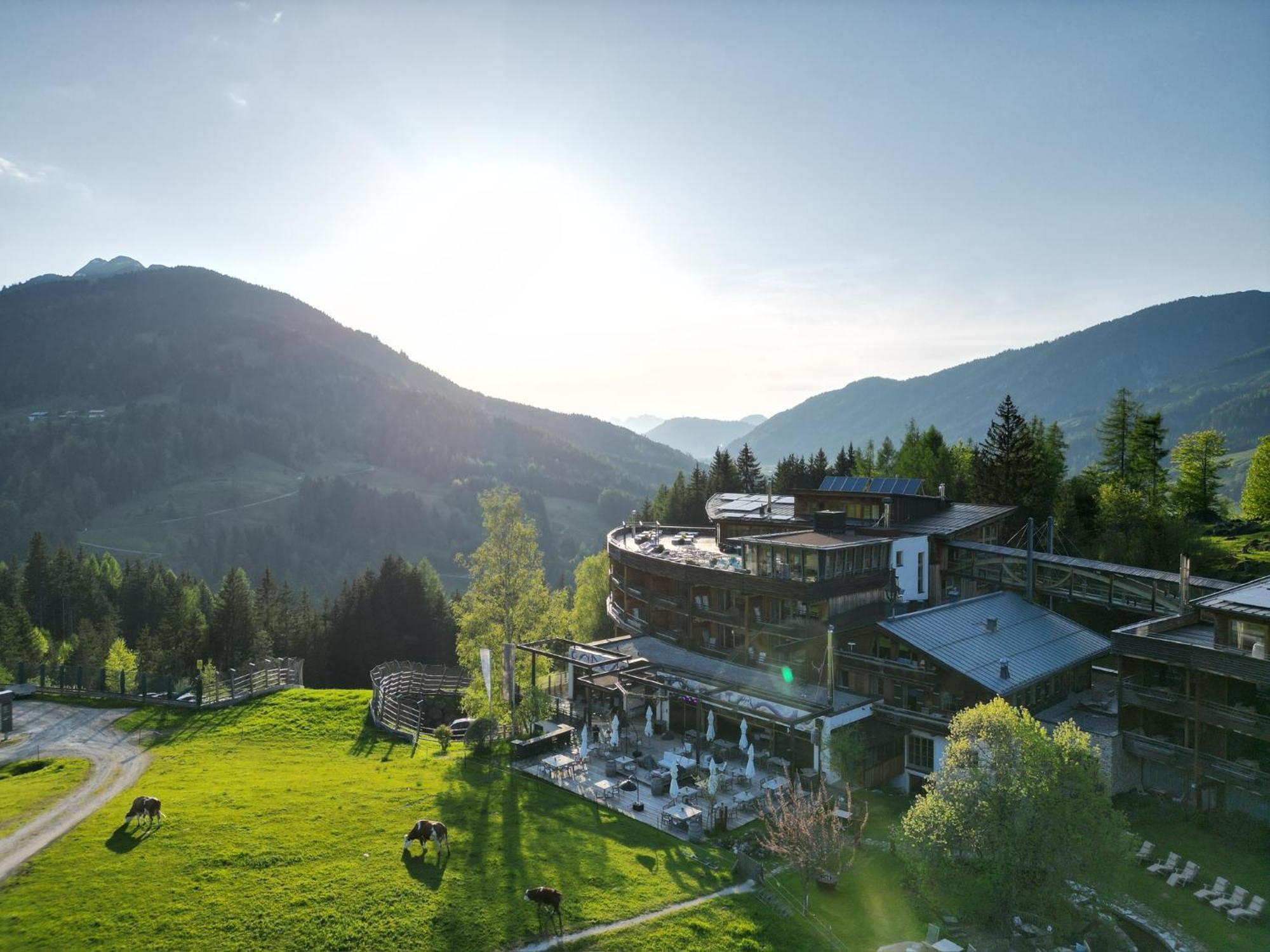 Holzhotel Forsthofalm Leogang Exterior foto