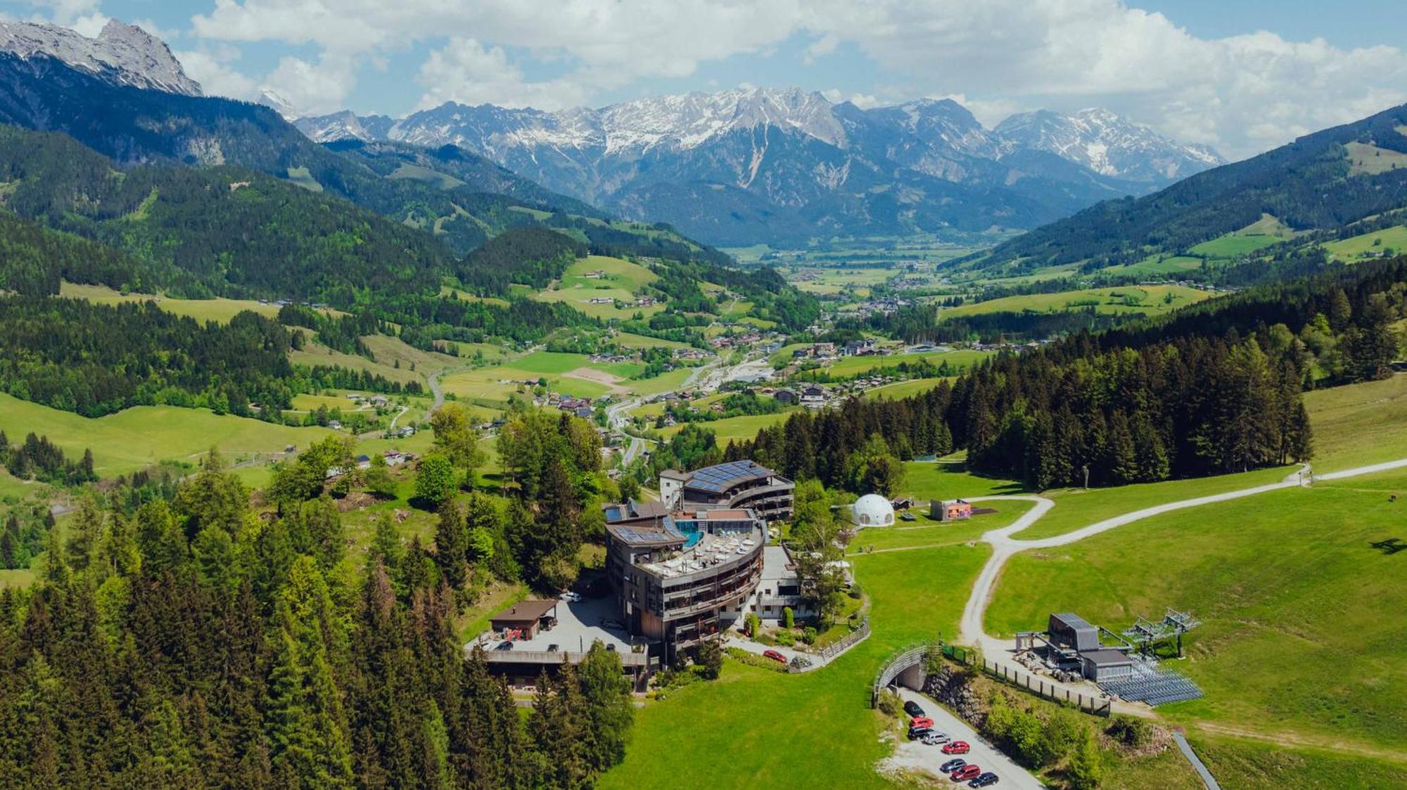 Holzhotel Forsthofalm Leogang Exterior foto